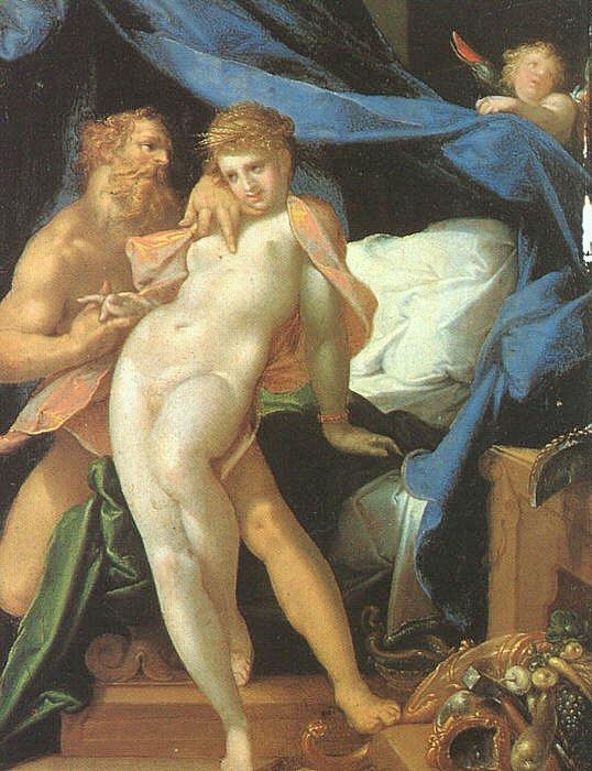 SPRANGER, Bartholomaeus Vulcan and Maia af Sweden oil painting art